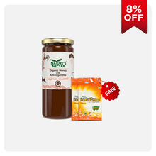 Load image into Gallery viewer, Organic Honey with Ashwagandha 325g + Honeychew Free | Natures Nectar
